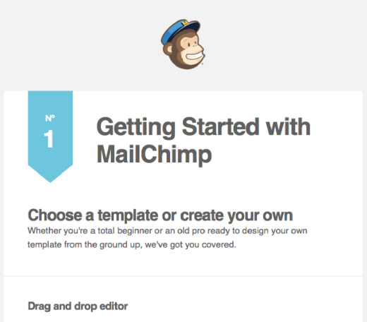Mailchimp欢迎邮件